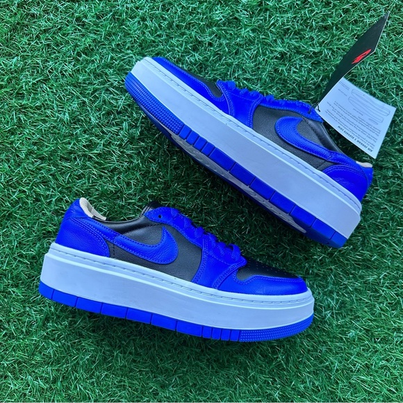 Nike Air Jordan 1 Elevate Low Black / Hyper Royal - Picture 7 of 9